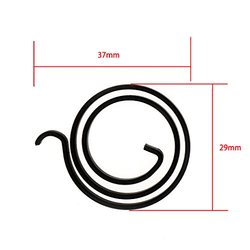 Muelle helicoidal para asas de puertas, 2,5 vueltas, 3 mm de grosor, para reparar puertas