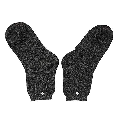 Mxzzand Calcetines Conductores de Fisioterapia Calcetines autocalentadores Calcetines Conductores de electrodos para pies cansados ​​para Artritis