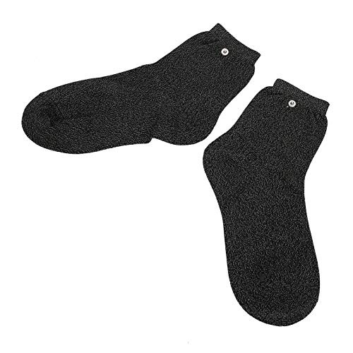 Mxzzand Calcetines Conductores de Fisioterapia Calcetines autocalentadores Calcetines Conductores de electrodos para pies cansados ​​para Artritis