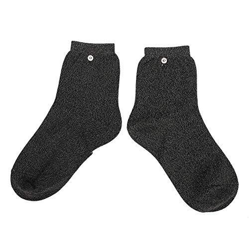 Mxzzand Calcetines Conductores de Fisioterapia Calcetines autocalentadores Calcetines Conductores de electrodos para pies cansados ​​para Artritis