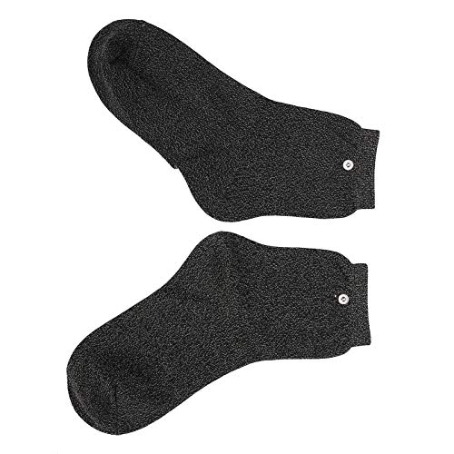 Mxzzand Calcetines Conductores de Fisioterapia Calcetines autocalentadores Calcetines Conductores de electrodos para pies cansados ​​para Artritis