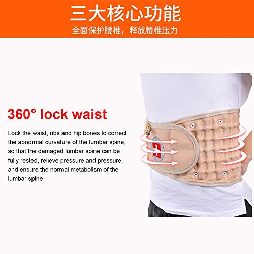 MZNTBW Decompression Back Belt for Lower Back Pain Relief Back Support Lumbar Traction Belt Protector de la Cintura Dolor de la Correa Soporte Lumbar Inferior