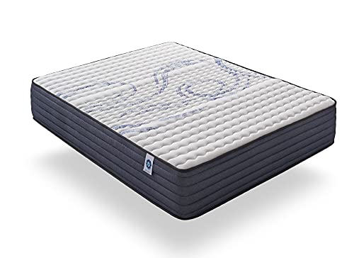 naturalex | Perfectsleep | Colchón 160x200 cm | 30 cm Altura | Firmeza Alta Soporte Adaptable y Transpirable | Sistema Blue Látex Flexible y Ergonómico | Máxima Capacidad de Recuperación