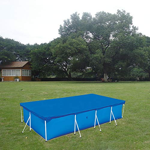 Navigatee Cubierta para Piscina Cubierta de protección contra la Lluvia a Prueba de Lluvia, Cubierta de protección de Piscina Rectangular Resistente a los Rayos UV Duradera para Evitar Hojas.