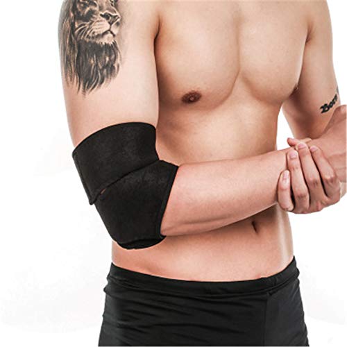 NAXIAOTIAO Levantamiento de Pesas, tendinitis, Dolor de Las articulaciones del Codo Alivio textuales, Deportes presurizado y Transpirable Codo Pad 1 Paquete