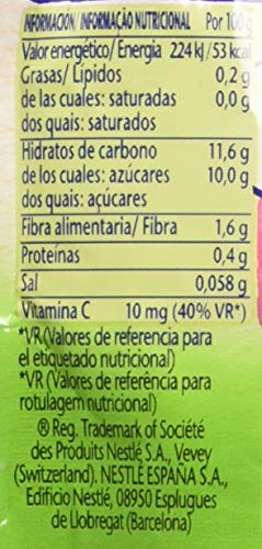 Nestlé Bolsita de puré de frutas, variedad Manzana Zanahoria y Mango - Para bebés a partir de 6 meses - Paquete de 16 bolsitasx90g