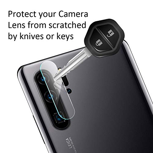 NEWZEROL 4 Pcs para Huawei P30 Pro 2.5D Cámara de Borde de Arco Película de Vidrio 9 Dureza Protector de Pantalla de Cristal Templado de Alta definición para Huawei P30 Pro-Transparente