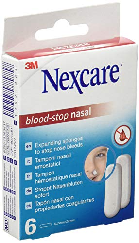 NEXCARE BLOOD STOP TAPON NASAL PARA2, Blanco (019102249)