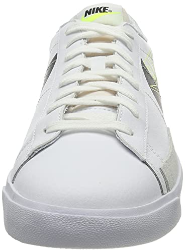 Nike Blazer Low MR, Zapatillas de básquetbol Hombre, White/Black/Volt/Summit White/Sail, 43 EU