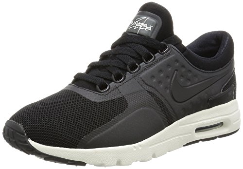 Nike W Air MAX Zero, Zapatillas de Running Mujer, Negro (Negro (Black/Black-Sail), 36 EU