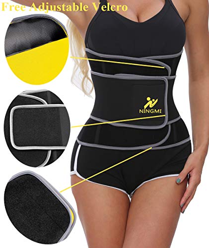 NINGMI Faja Reductora Mujer de Neopreno Corset Reductor, Fajas Reductoras Adelgazantes Mujer para Gimnasio, Cinturón Lumbar Abdominal de Ayuda para Sudar y Hacer Deporte, Faja Lumbar Mujer Cinturilla