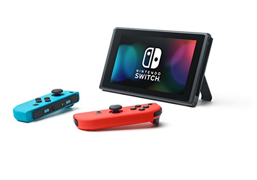 Nintendo Switch - Consola Estándar, Color Azul Neón/Rojo Neón (Modelo 2021)