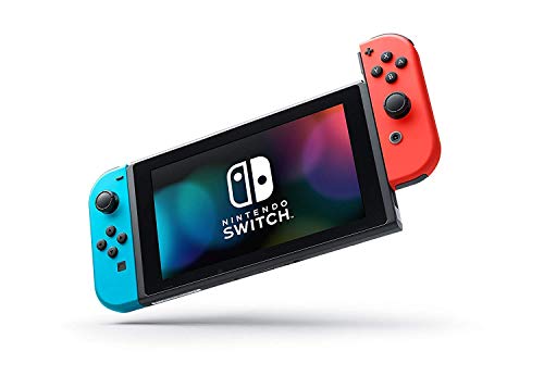 Nintendo Switch - Consola Estándar, Color Azul Neón/Rojo Neón (Modelo 2021)