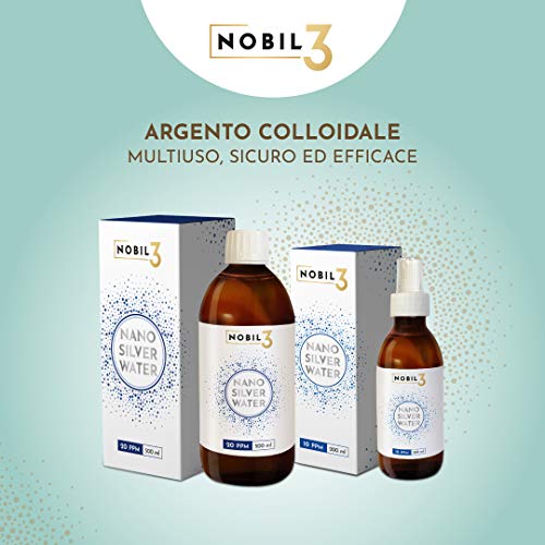 Nobil3 Plata Coloidal 10 ppm 500 ml spray natural y puro