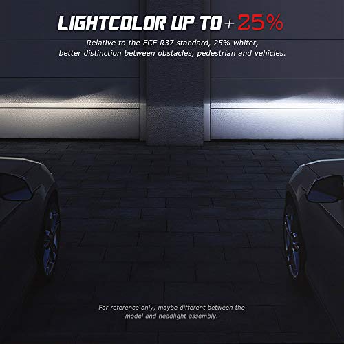 NOVSIGHT H4 Faros Delanteros Bombillas LED 50 W 10000LM 6000K Super Brillante Lámpara de Luces Blancas Frías para Coches, Vehículos, IP68 Impermeable (2 Piezas)