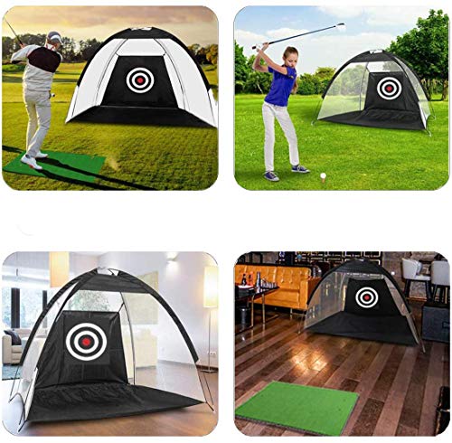 NXX Rete Di Pratica Di Golf Professionale Red De Entrenamiento De Golf Red De Bateo De Golf De 2M Equipo De Práctica De Golf Plegable con Bolsa De Transporte para Exterior Interior