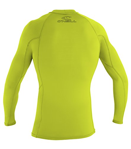 O'Neill UV sun Protection, Camiseta de Manga Larga para Hombre, Verde (Lime), mediano