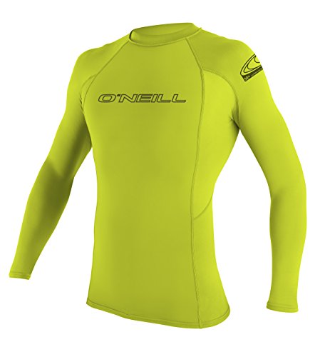 O'Neill UV sun Protection, Camiseta de Manga Larga para Hombre, Verde (Lime), mediano