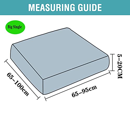 OOFAYWFD Funda de Asientos de 1/2/3/4/ L Sofá Elástica y Funda de Cojines de Sofá Suave Duradera para Protector de Asientos, Antimanchas Antibacterias y Cubierta de Parte Dañada
