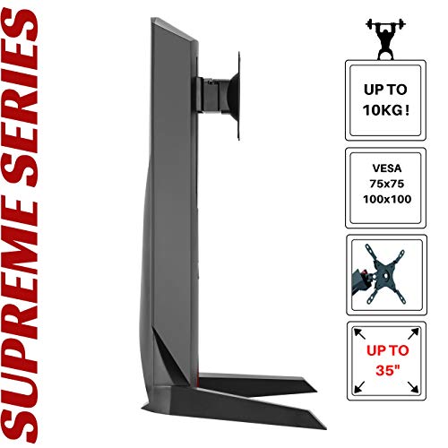 OPLITE - Supreme Monitor Stand Plus - Soporte de visualización Universal y Giratorio VESA para Pantallas de 17 '' a 32 '' (Windows)