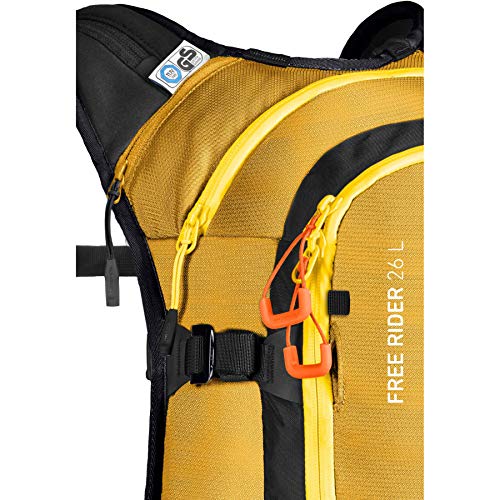 ORTOVOX Free Rider 24 Mochila, Unisex Adulto, Yellowstone, 24 litros