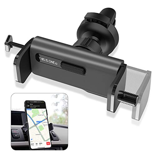 ORYCOOL Soporte Móvil para Coche, Soporte Teléfono Coche para Rejillas del, Porta Universal para Teléfono con Clip de ventilación, Compatible con iPhone, Samsung, Huawei (para 4.7''- 6.8 '') (Negro)