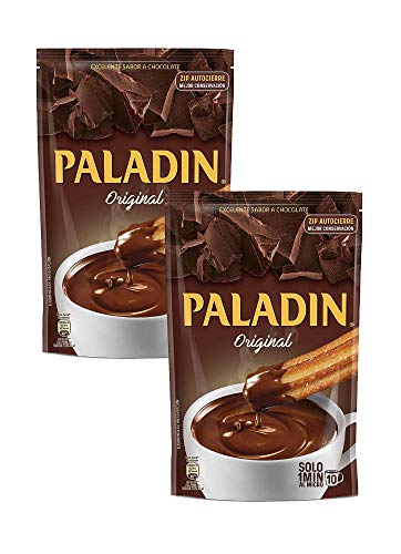 Paladin Original Chocolate Caliente Grueso A la Taza Like a Pudding Mix Ready in a Minute 12 oz (340 gr) 2 Pack