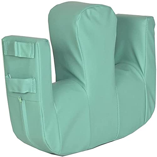 PANGPANGDEDIAN Almohada de Rodilla Turnando la Almohadilla de enfermería, el Dispositivo de Giro para Pacientes con Cama, PU Almohadilla de Transferencia de Cuero (Color : Green)