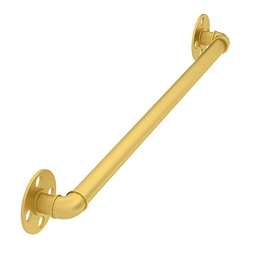 Pasamanos de Escalera Oro Hierro Forjado Pasamanos De Escalera para Pasos Interiores Al Aire Libre, Metal Montaje En Pared Antideslizante Asidero (Size : 55cm/1.8ft)