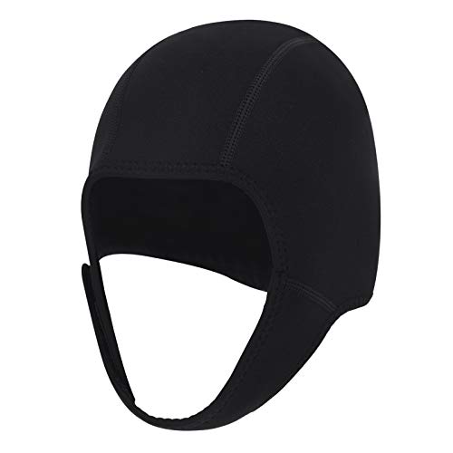 Pasamontañas de natación unisex de 2 mm/3 mm para buceo, bonito sombrero de natación anti frío, gorro de baño caliente para playa, viaje en barco, piscina