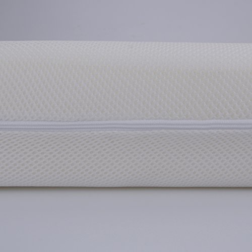 Pekitas - Colchón Minicuna 50x80 cm Funda AIR-3D Transpirable Antiahogo Con Cremallera Lavable Grosor 10cm Interior Espuma Blanca Fabricado en España