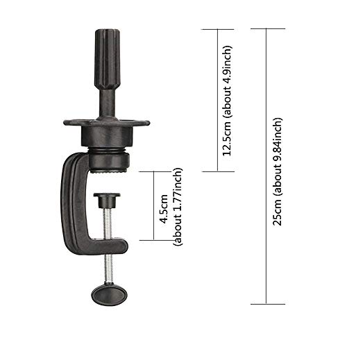 Peluquería Formación cabeza soporte abrazadera soporte para maniquí,2 unidades de maniquí ajustable, soporte de sujeción para la cabeza de lona para muñeca