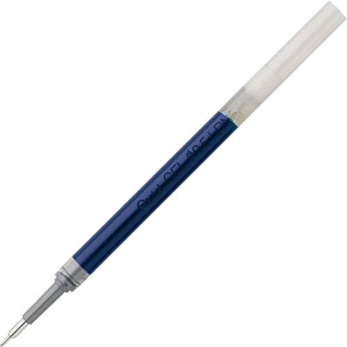 Pentel LRN5-C Energel - Lote de 12 cartuchos de tinta de recambio para bolígrafos Pentel Energel BLN75, BLN105 y BL625 (punta aguja 0.5 mm), color azul