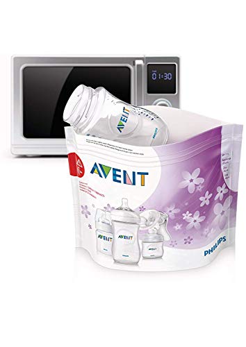 Philips Avent SCF297/05 - Pack de 5 bolsas esterilizadoras a vapor para microondas