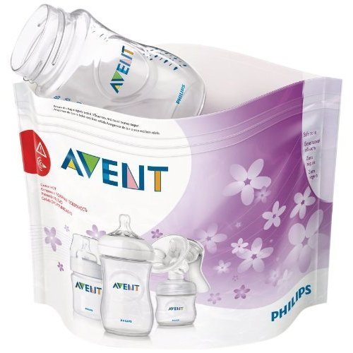 Philips Avent SCF297/05 - Pack de 5 bolsas esterilizadoras a vapor para microondas