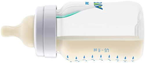 Philips Avent Scf813/14 - Biberón Anti Cólicos con Sistema Patentado Airfree, 260 Ml, Silicona, Transparente