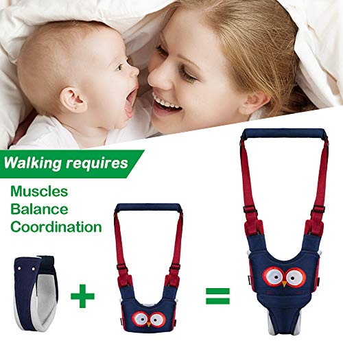 Phiraggit Arnés de Bebe,Arnés de Seguridad Bebe para Caminar Ajustable con Hebilla de Seguridad, Cinturón de Andador, Arnés de Bebe a Pie de Caminado Aprendizaje Chaleco para Niños 7-24 meses