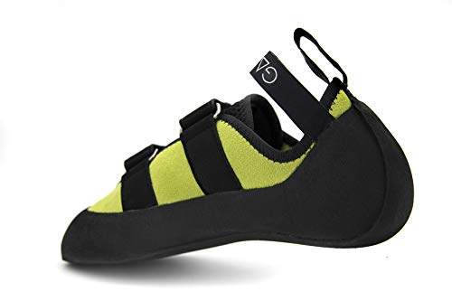 Pies de Gato Kame Combinan adherencia y Durabilidad. Zapatillas Escalada (Verde, 37EU, 219mm)