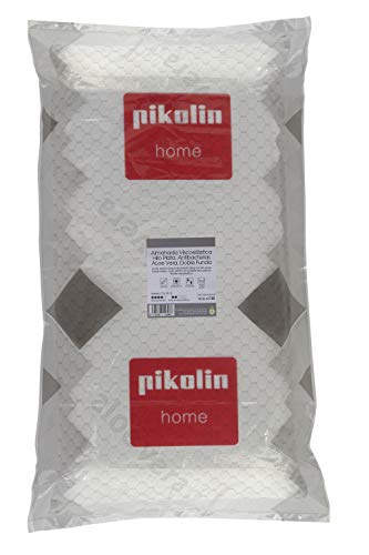 Pikolin Home - Almohada viscoelástica con Aloe Vera de firmeza media, hilo de color plata y doble funda que trasmite relax y confort