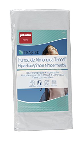 Pikolin Home - Funda de almohada de Tencel® hípertranspirable con membrana impermeable Smartseal y extra suave con cierre con cremallera