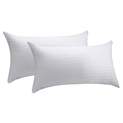 Pikolin Home - Pack de 2 fundas de almohada 100% algodón cutí completamente transpirable confeccionada con tratamiento antiencogimiento