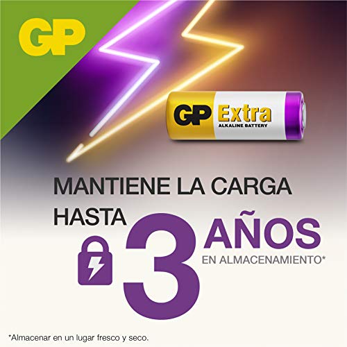 Pilas 23A 12V - MN21- Paquete de 10 Unidades | GP Extra | Duración Larga, Tecnología Anti-Fugas, Rendimiento Elevado