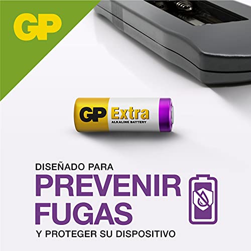 Pilas 23A 12V - MN21- Paquete de 10 Unidades | GP Extra | Duración Larga, Tecnología Anti-Fugas, Rendimiento Elevado