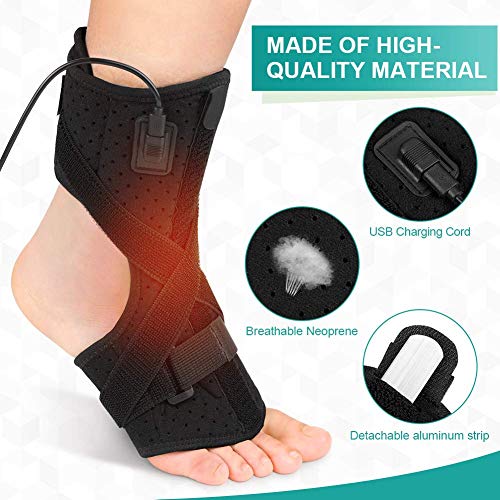 PINCOU FéRula De Noche Fascitis Plantar, FéRula De Apoyo Para La CaíDa Del Pie, FéRula Ajustable Soporte para Estiramiento De Pies para Tendinitis De Aquiles, Fascia Plantar para Hombres y Mujeres