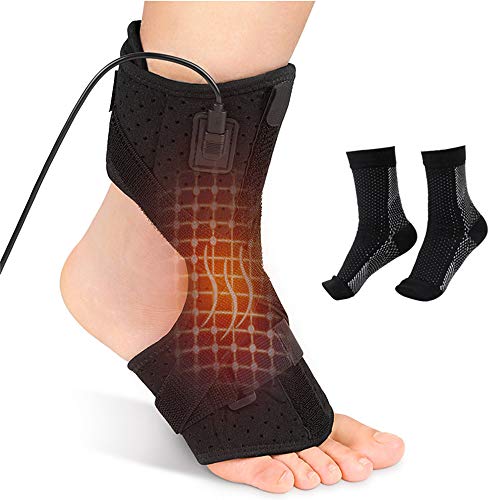 PINCOU FéRula De Noche Fascitis Plantar, FéRula De Apoyo Para La CaíDa Del Pie, FéRula Ajustable Soporte para Estiramiento De Pies para Tendinitis De Aquiles, Fascia Plantar para Hombres y Mujeres