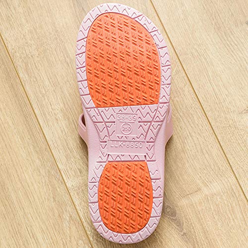 Piscina Zapatillas Suave,Zapatillas para la Tercera Edad, Zapatillas de baño, Zapatos de Masaje para embarazadas-43-44_Gray,Sandalias de Punta Descubierta