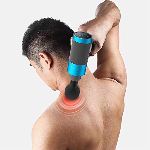 Pistola de Fascia Muscular muda relajación eléctrica Profunda Pistola de Membrana Muscular vibración meridiano Cuello Membrana masajeador Equipo de Fitness