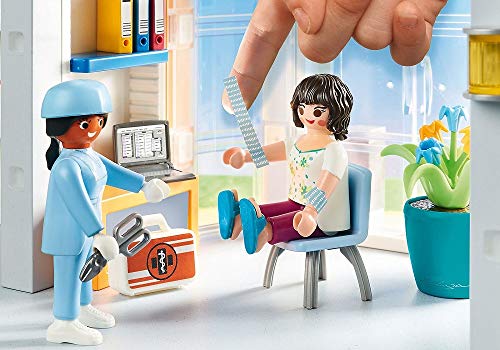 PLAYMOBIL City Life 70191 Planta de Hospital, con Efectos de Lux, A Partir de 4 Años