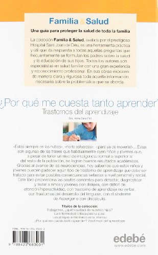 ¿POR QUÉ ME CUESTA TANTO APRENDER? Trastornos del aprendizaje (FAMILIA & SALUD)