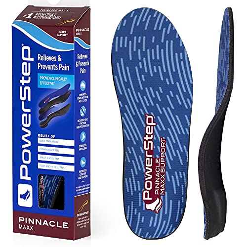 Powerstep Pinnacle Maxx Full Length Orthotic Shoe Insoles